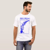 T-shirt 1921 vélos bleus (Devant entier)