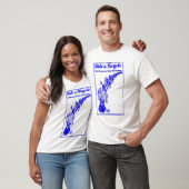 T-shirt 1921 vélos bleus (Unisexe)