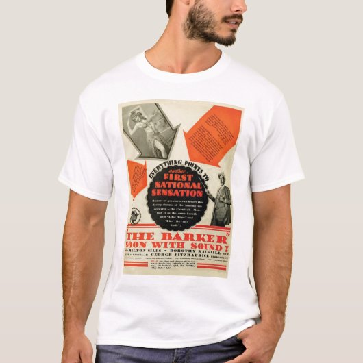 T-shirt 1928 d'affiche de film de filons-couches (Devant)