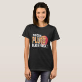 T-shirt 1930 2006 PLUTO Never Forget Retro Planet Present (Devant entier)