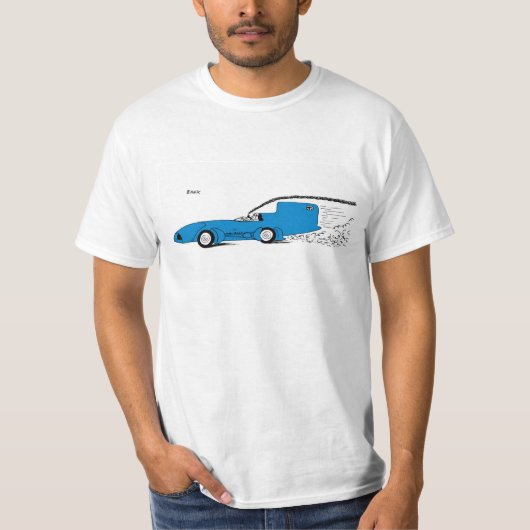 T-shirt 1930 de Daytona d'oiseau bleu (Devant)