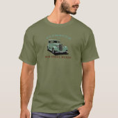 T-shirt 1934 Plymouth. Chrysler. Mopar. Mint Hotrod ' 34. (Devant)