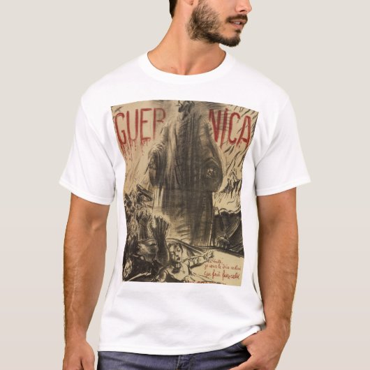 T-shirt 1938) affiches de _Propaganda de Guernica ( (Devant)