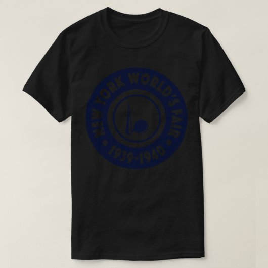 T-shirt 193940 New York World Fair Circle Navy (Design devant)