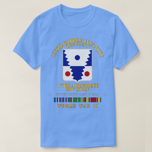T-shirt 193e régiment d'infanterie de planeur 2ÈME GUERRE (Design devant)