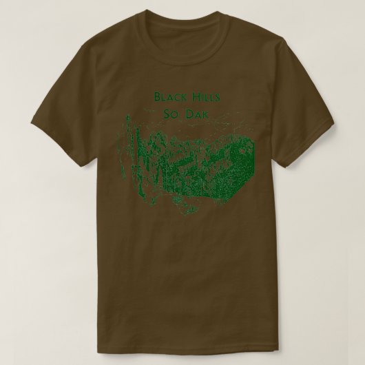 T-shirt 1940 Black Hills Dakota du Sud (Design devant)