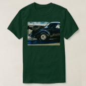T-shirt 1940 Black Willys Coupe Drag Car (Design devant)