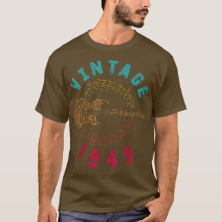 T-shirt 1948 Birthday Limited Edition Guitar Music