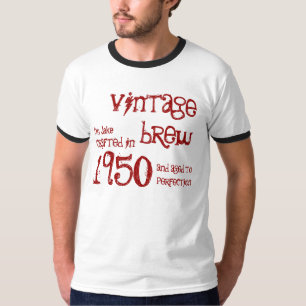 T-shirt 1950 sonnerie vintage de Brew d'année