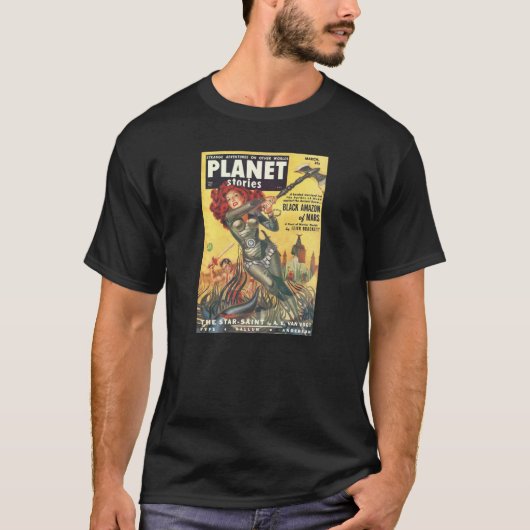 T-SHIRT 1951 HISTOIRES DE LA PLANÈTE FICTION DE LA SCIENCE (Devant)