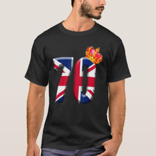 T-shirt 1952 2022 70 Anniversaire Le jub de platine de la