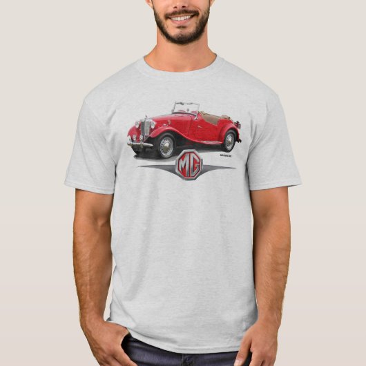 T-shirt 1952 de roadster de MG (Devant)