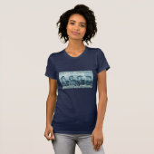 T-shirt 1952 femmes dans le timbre des forces armées des (Devant entier)
