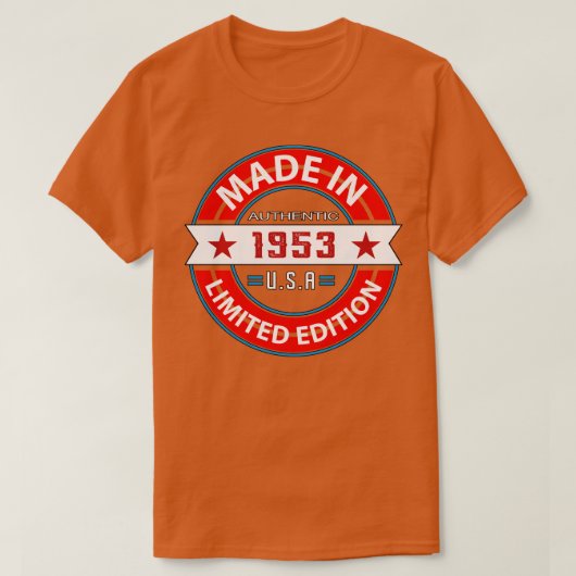 T-shirt 1953 70 Année (Design devant)