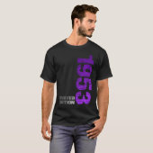 T-shirt 1953 70e anniversaire né en 1953 1 (Devant entier)
