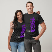 T-shirt 1953 70e anniversaire né en 1953 1 (Unisexe)