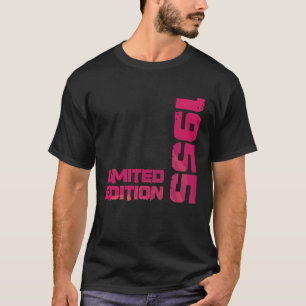 T-shirt 1955 Femmes Année De Naissance 1955 Anniversaire