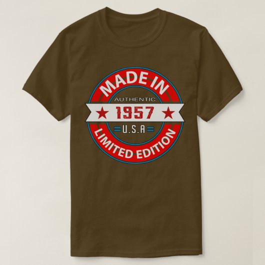 T-shirt 1957 66 Année (Design devant)