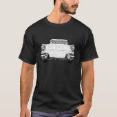 T-shirt 1957 Pontiac Chieftain Sketch Art (Devant)