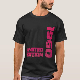 T-shirt 1960 Année De Naissance Des Femmes 1960 Anniversai