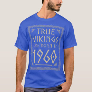 T-shirt 1960 Année De Naissance Viking Dire Idée Cadeau 3