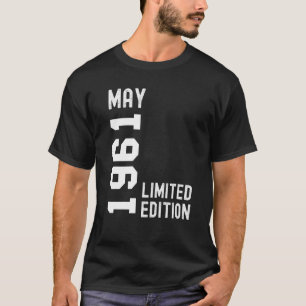 T-shirt 1961 Mai Bonne fête d'anniversaire