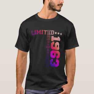 T-shirt 1963 Rétro 1963 Vintage 1963 Édition Limitée