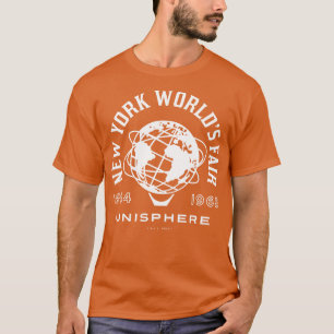 T-shirt 196465 New York Worlds Fair Unisphere with Years W