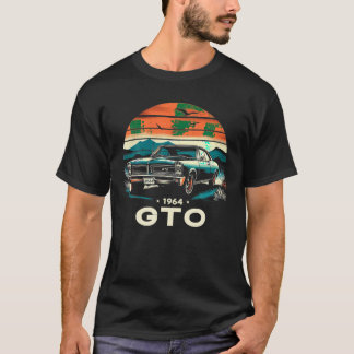 T-shirt 1964 64 GTO Classic Car Old School Muscle Vintage