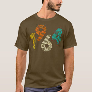 T-shirt 1964 Anniversaire rétro Vintage