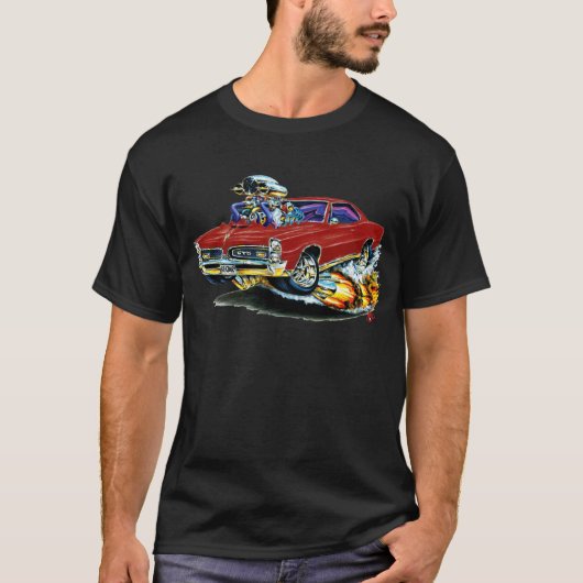 T-shirt 1966-67 voiture marron de GTO (Devant)