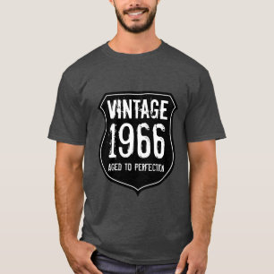 T-shirt 1966 âgé à la perfection   Chemise de l'année de n