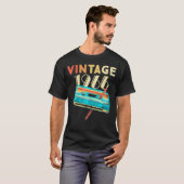 T-shirt 1966 Cassette De Musique 58E Anniversaire 58 Ans (Devant entier)