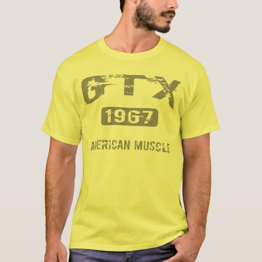 T-shirt 1967 de Plymouth GTX (Devant)