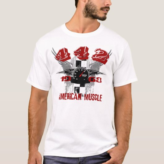 T-shirt 1968 442 graphique T (Devant)