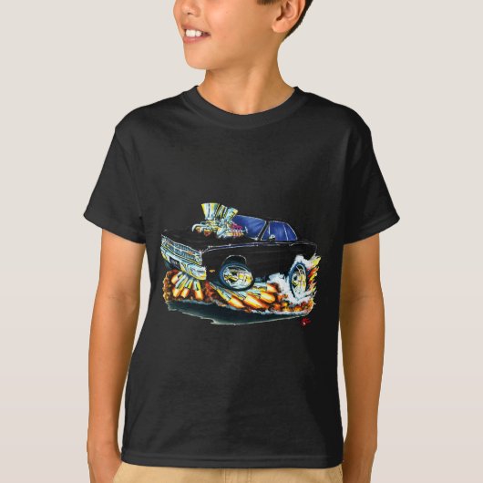 T-shirt 1968-71 voiture de noir de dard de Dodge (Devant)