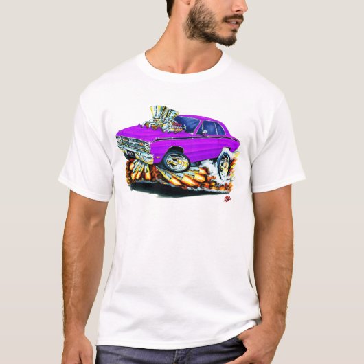 T-shirt 1968-71 voiture de pourpre de dard de Dodge (Devant)