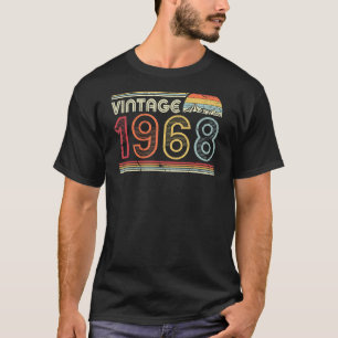 T-shirt 1968 Chemise Vintage, Cadeau d'anniversaire Tee. S