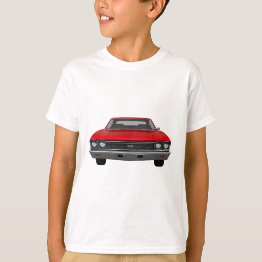 T-shirt 1968 Chevelle SS : Fin rouge (Devant)