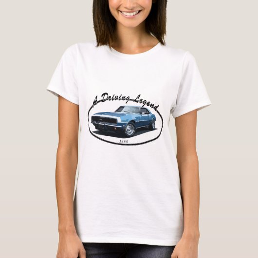 T-SHIRT 1968 NOIR DE CAMARO SOLIDES SOLUBLES (Devant)