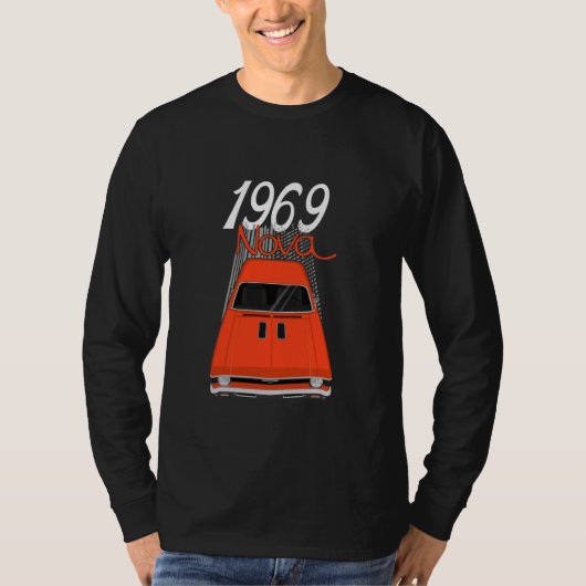 T-shirt 1969 69 Chevys Nova 2 Classic Car Old School Muscl (Devant)