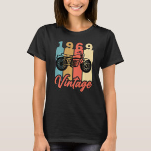 T-shirt 1969 Birth Year Vintage Retro Motorcycle Birthday