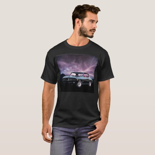T-shirt 1969 Pontiac GTO Judge in out lightning series T-S (Devant entier)
