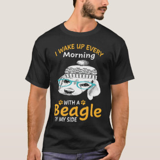 T-shirt 196 Je Me Réveille Chaque Matin Avec Un Beagle Par