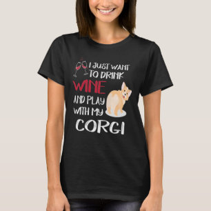 T-shirt 196 Je Veux Juste Boire Du Vin