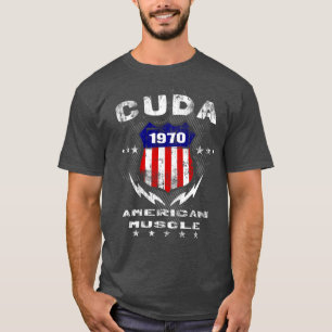 T-shirt 1970 américain de muscle de Cuda