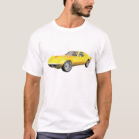 1970 Corvette Sports Car : Fin jaune