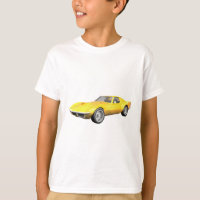 1970 Corvette Sports Car : Fin jaune