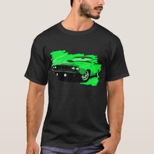 T-shirt 1970 de voiture de Plymouth Cuda