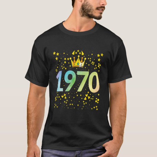T-shirt 1970e anniversaire 1970 (Devant)